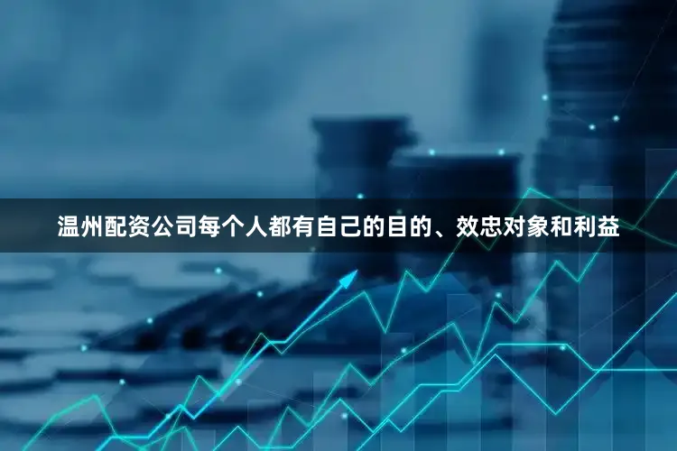 温州配资公司每个人都有自己的目的、效忠对象和利益